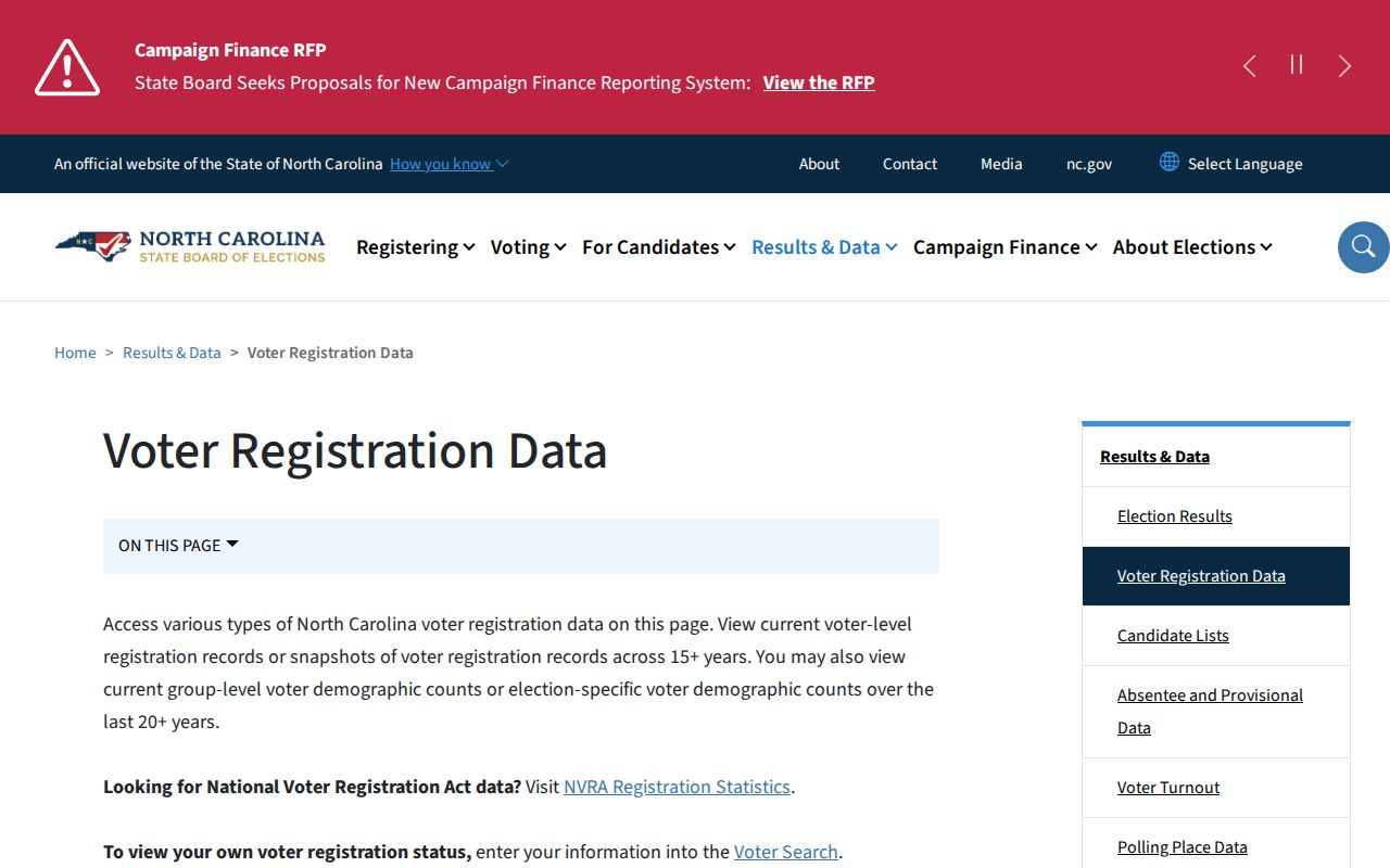 Gastonia voter records public file downloads
